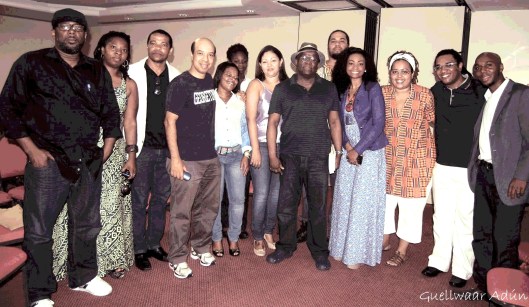 Foto de Guellwaar Adún registra encontro de Joaquim Barbosa em hotel em Salvador (13/04/2014)