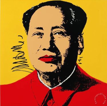 Mao Tsé-Tung por Andy Warhol: vê lá se revolucionários como ele, que colecinou mulheres, iria perder tempo com esse papo
