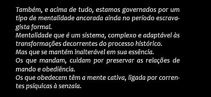 Trecho de Nossa Escravolândia, com lançamento neste 19 de novembro no Ceao