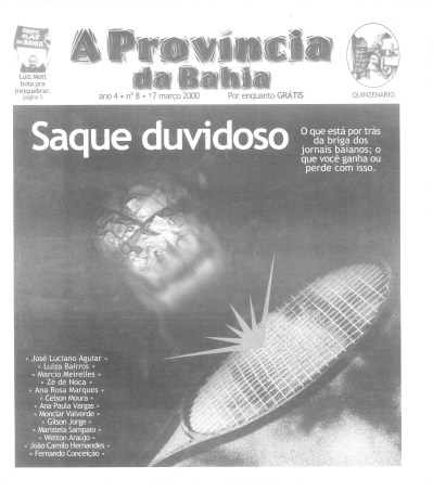 A partir de 2000 o jornal renovou seu design gráfico, agora sob a batuta de Luís Silva, que dividia seu tempo como diretor de arte da agência Propeg