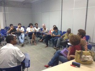 Uma das diversas reuniões preparatórias da atividade, realizadas na Facom/UFBA