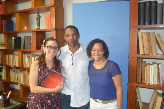 Com as professoras Rosa